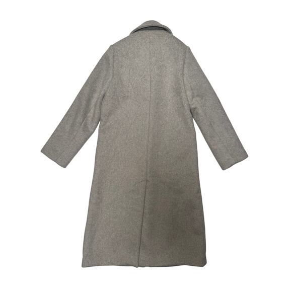 Abercrombie Wool Blend Tailored Coat Gray Women’s XXS Petite Luxury Old Money - Picture 5 of 16